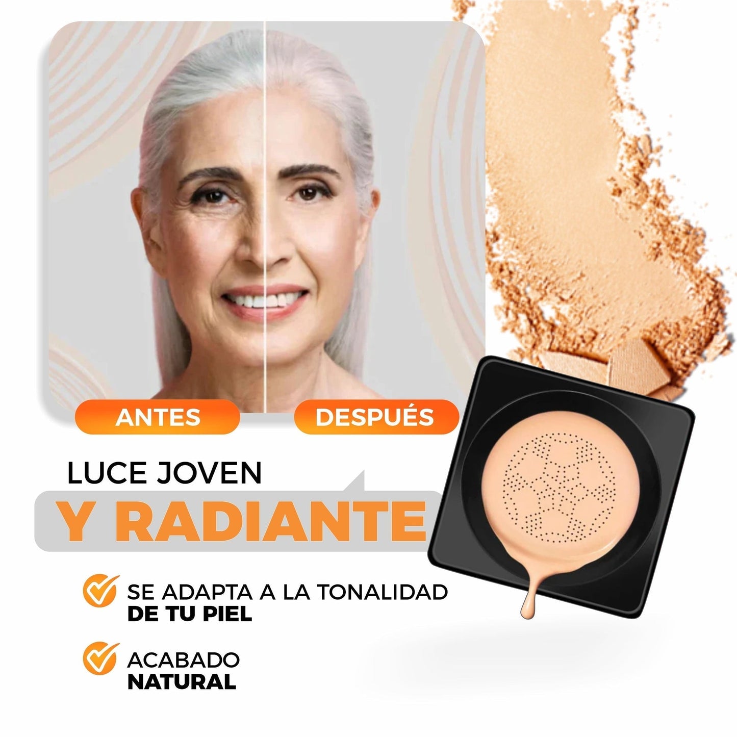 Base de Maquillaje ANGEALA® Crema Antiedad Premium
