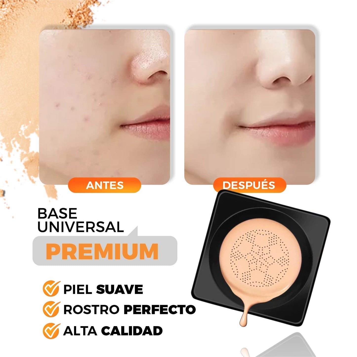 Base de Maquillaje ANGEALA® Crema Antiedad Premium